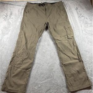 Prana Hiking Pants 38x32 Convertible Zip Off Cargo Outdoor Trail